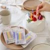 Colorful candle-themed birthday candles, party decorations, children's cake candles details Picture
